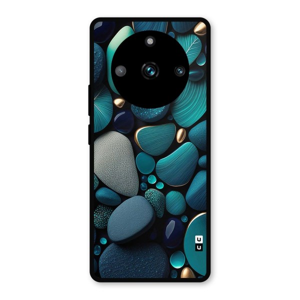 Beautiful Pebble Stones Metal Back Case for Realme 11 Pro Plus