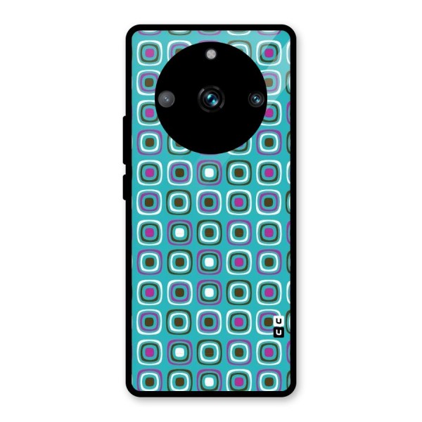 Boxes Tiny Pattern Glass Back Case for Realme 11 Pro