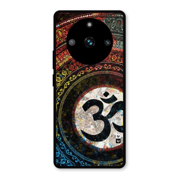 Culture Om Design Metal Back Case for Realme 11 Pro Plus