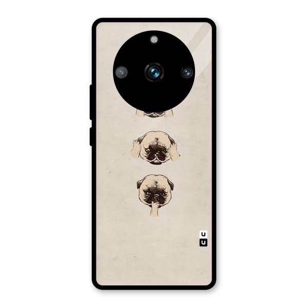 Doggo Moods Glass Back Case for Realme 11 Pro