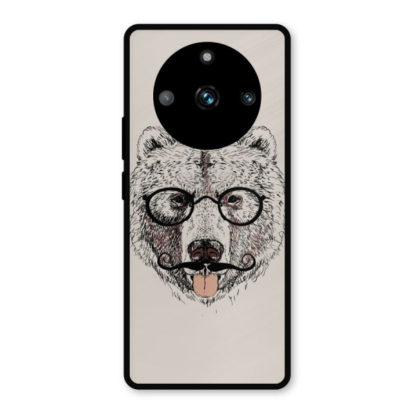 Studious Bear Metal Back Case for Realme 11 Pro Plus
